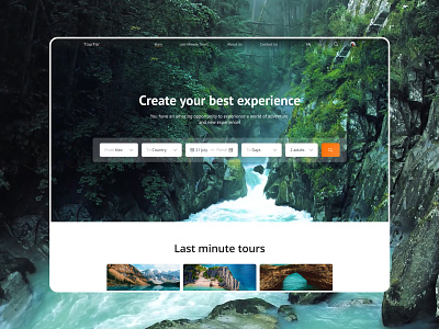Tour For: Travel Website Design booking design tour tourism tourist travel travel agency trip trip planner ui ux web