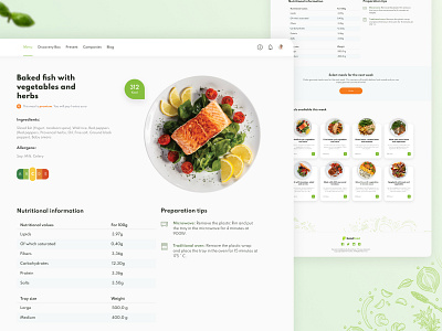 GoodFood: Menu page (meal)