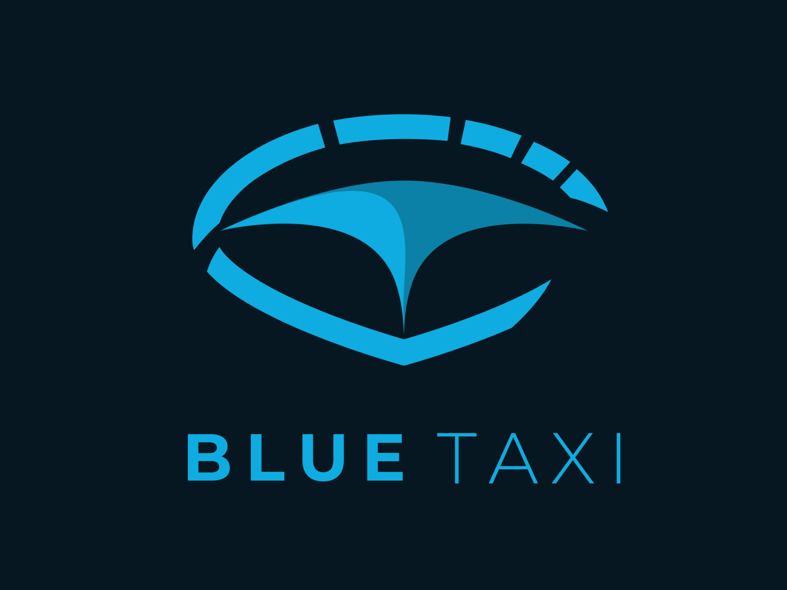 Blue Taxi logo by Christian Albarillo on Dribbble