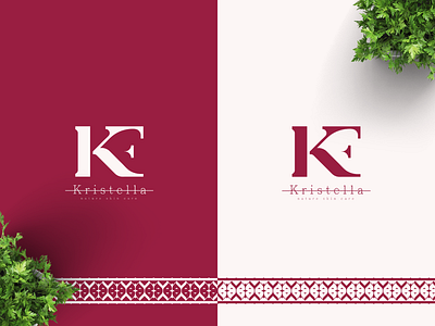 Kristella Branding branding design logo minimal modernlogo negativespace simple logo vector