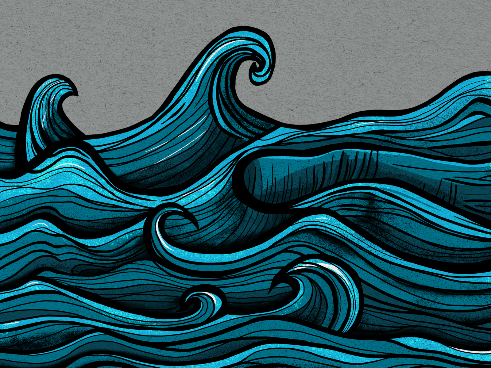 Waves By Hey Zinesters On Dribbble