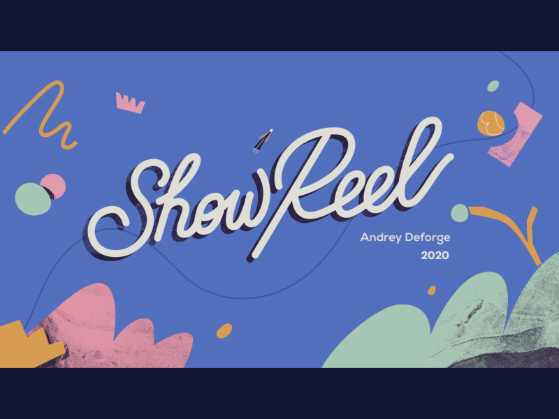 Showreel 2020 animation animation 2d celanimation demoreel flow framebyframe gif hand handshake intro laptop logo portal reel