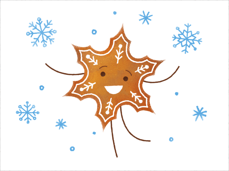 Christmas Cookie animation character christmas cookie cute deforge gif happy new snow snowflake year
