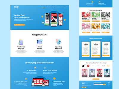 UI/UX Design | Landing Page TokoJualanku.com desktop ui landing page ui web design website page