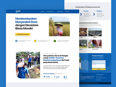 Web Design | BRISMA - Empowering Rural Communities design desktop ui landing page ui ui design web design website website page