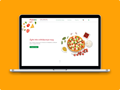 UX/UI design for pizza delivery website design minimal ui ux web website
