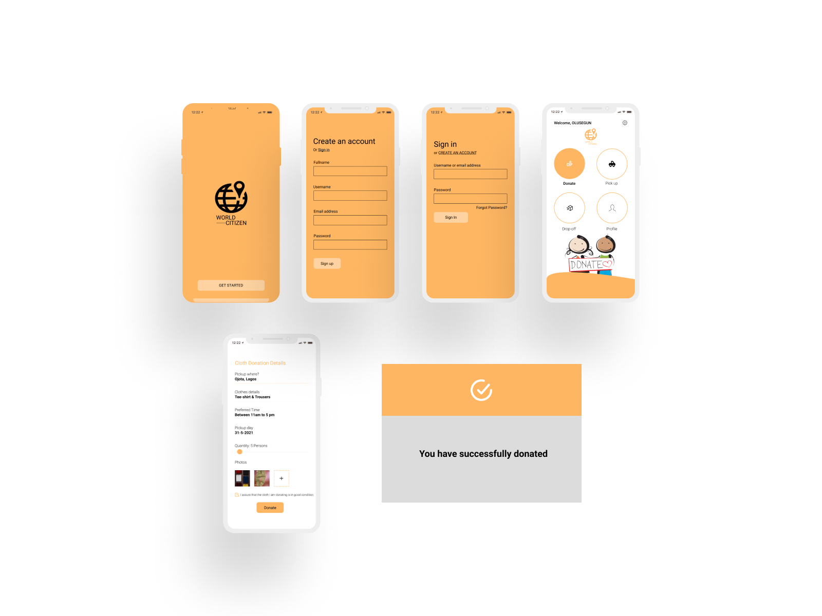 Donation Frame by OLUSEGUN OLASUPO on Dribbble