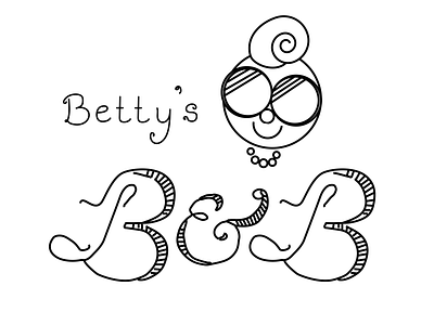 15 of 50 Daily Logo Challenge Hand Lettering betty branding dailylogo dailylogochallenge design dlc hotel illustration logo typography