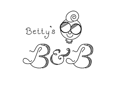 15 of 50 Daily Logo Challenge Hand Lettering betty branding dailylogo dailylogochallenge design dlc hotel illustration logo typography