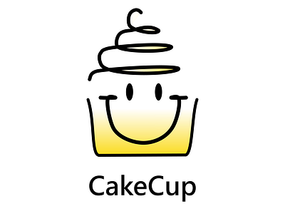 18 of 50 Daily Logo Challenge Cupcakes branding cakecup cupcakes dailylogo dailylogochallenge design dlc frosting graphic illustration line logo simple smiles typography yellow