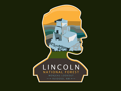 20 of 50 Daily Logo Challenge National Park branding dailylogo dailylogochallenge design graphic illustration lincoln logo national forest national park typography