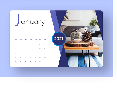 Desktop calender Design