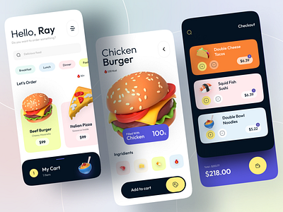 Food App awesome design clean ui courier shop delivery services fast food food and drink food app food order food ordering app grocery store app mobile design online store payment method product design app restaurant shopping snacks snacks ordering application transactions