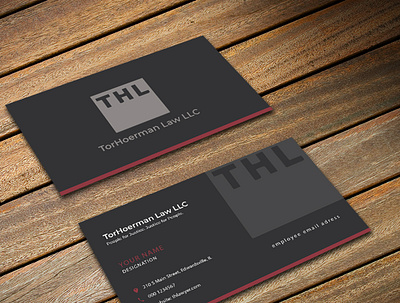 TorHoerman Law, LLC new Business Card design business business card design businesscard graphicdesign