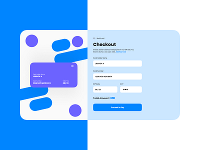 Credit Card Checkout Page dailyui design interaction design ui ux web