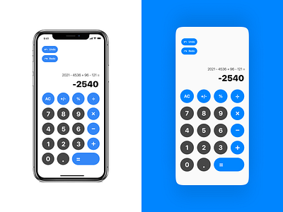 Calculator app dailyui design figma interaction design product product design ui ux web