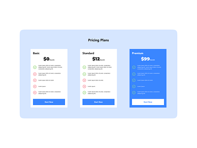 Pricing Plan app dailyui design figma interaction design product product design ui ux web