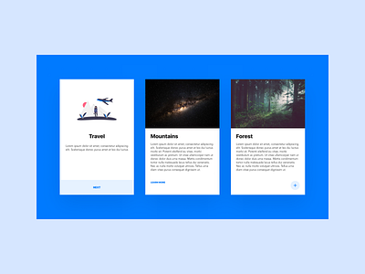 Information Cards dailyui design figma interaction design product product design ui ux web