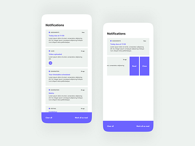 Notification app dailyui design figma interaction design product product design ui ux web