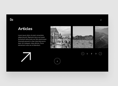 Image Slider dailyui design figma interaction design ui ux web