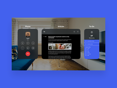 Virtual reality dailyui design figma interaction design ui ux web