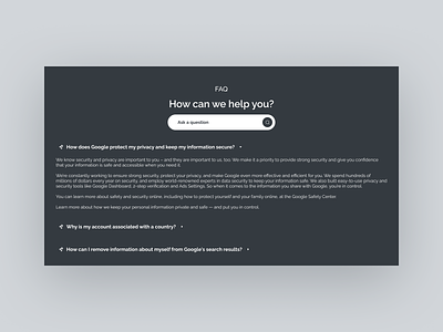 FAQ dailyui design figma interaction design ui ux web