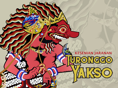 Turonggo Yakso culture design illustration indonesia traditional art vector