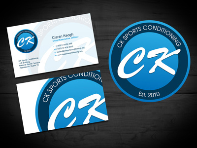 CKSC Business Card & Logo Design business card graphic design logo design sports