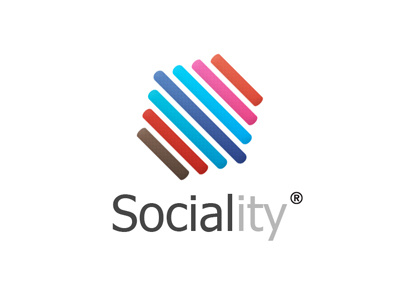 Sociality Logo branding color graphic design logo logo design typography
