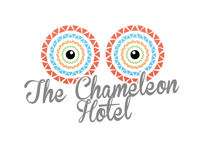 The Chameleon Hotel branding color graphic design logo logo design typography