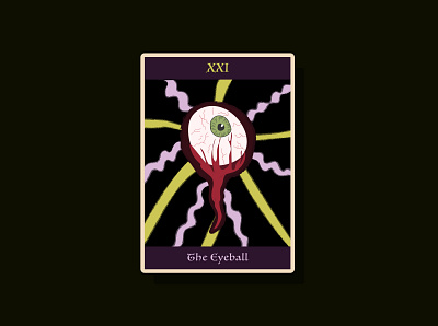 Spooky Tarot design fall fictional graphic design halloween illustration spooky tarot weeklychallenge