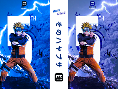 Photo Manipulation Naruto Poster Design