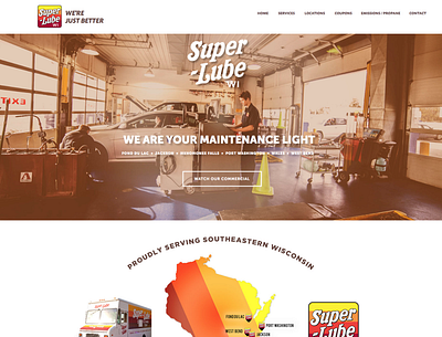 Super Lube Site Design, Development & Photography branding design graphic design web hosting website design website design and development