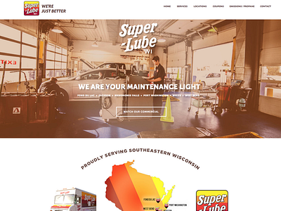 Super Lube Site Design, Development & Photography