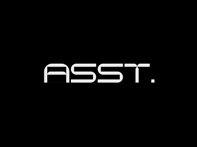 ASST. animation animation logo black branding design flat graphic design kostin logo logomark logomarks logos logotype minimal monospaced motion graphics trends typography ux vector