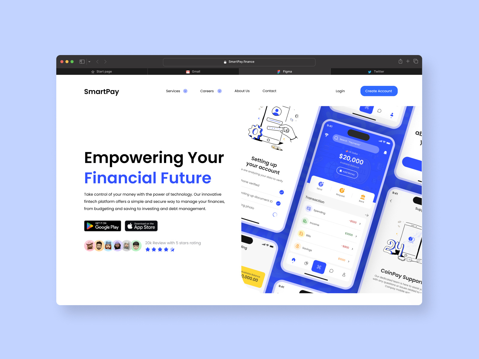 SmartPay Design by Prince on Dribbble
