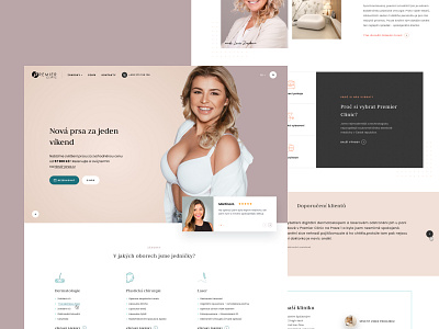 Design for Premier-Clinic clean clean design czech lschngr minimal modern plastic surgery sketch theme uidesign uidesigner uxdesign website wordpress