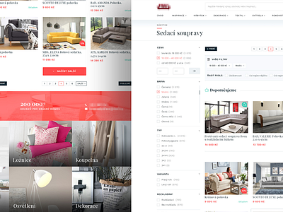 Furniture Shop design ecommerce furniture portal redesign shop ui ux web