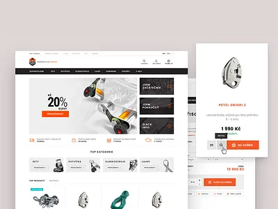 Slackshop.cz eshop prestashop presta template theme ui ui design ux ux design šablona