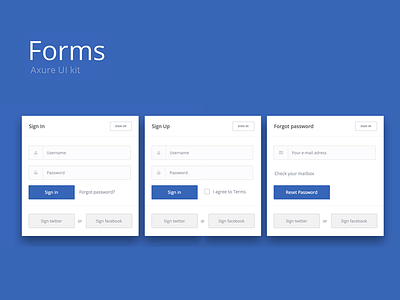 Startup Axure Fremework-Forms axure forms framework kit startup template ui