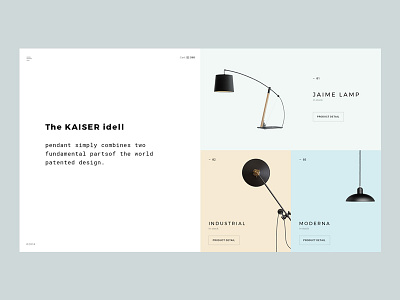 Kaiser clean design minimal shop ui ui design ux design web design