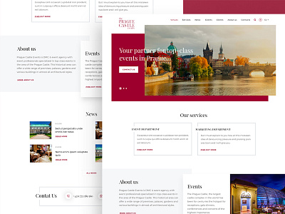 New wordpress theme for Praguecastle.com