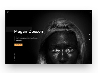 Website Concept black clean concept minimal ui ux website