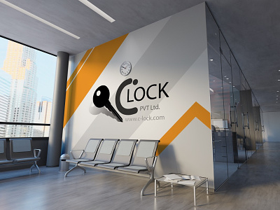 Logo for C-LOCK Co. branding logo tharaka mahesh typography