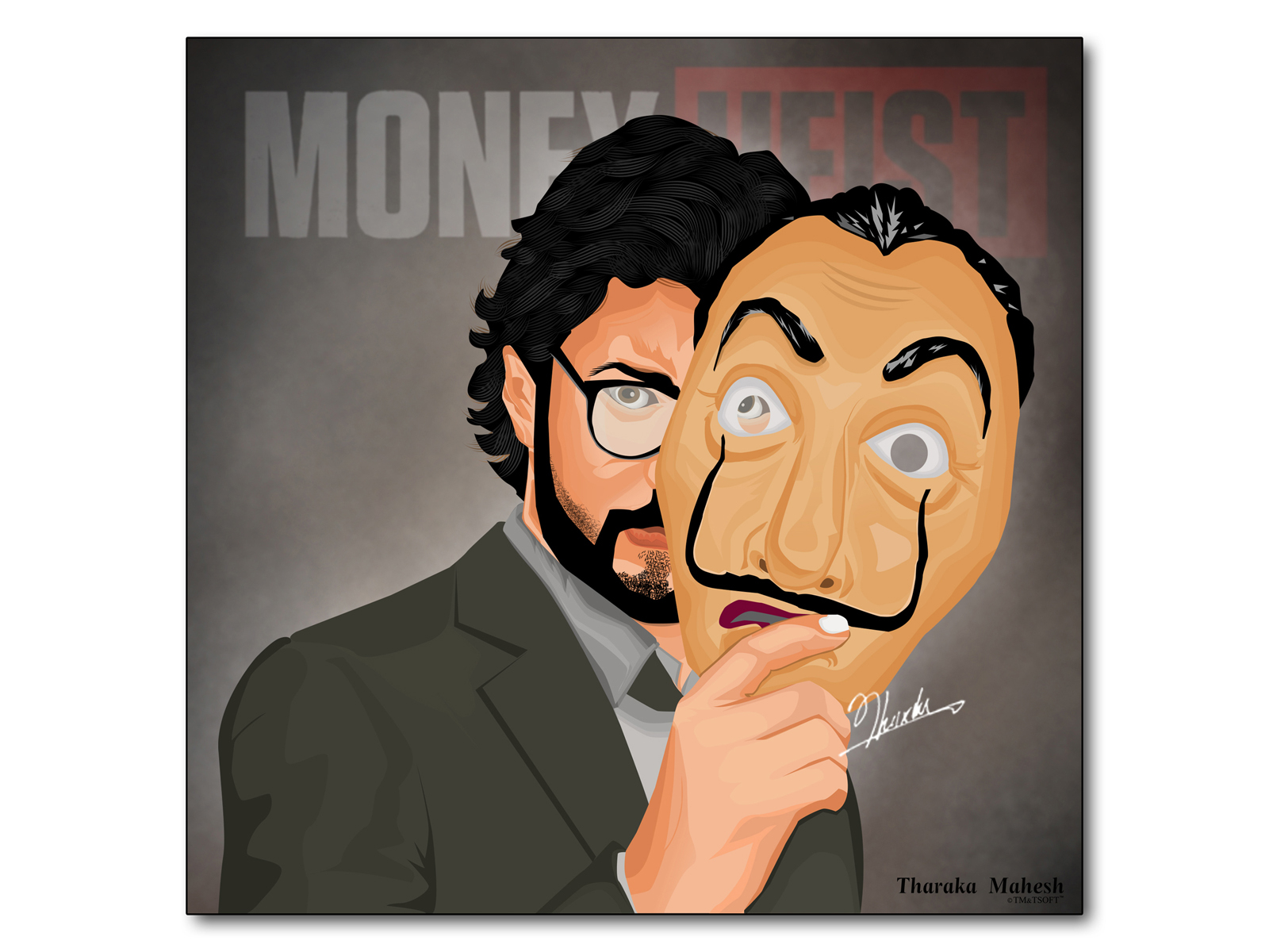 Money Heist Wallpaper 4K, Alvaro Morte as The Professor