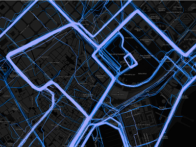 Routes visualization barcelona data gpx routes visualization