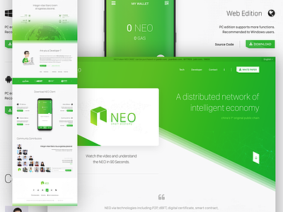 NEO Redesign ans antshare cryptocurrency dynamic ecological gas modern neo redesign technological ui web