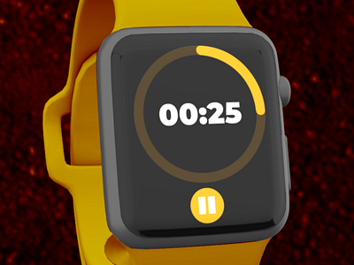 Countdown Timer 014 app dailyui dark design flat minimal minimalist ui ux vector