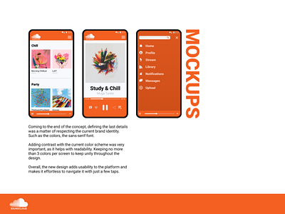 Soundcloud redesign (mockups)