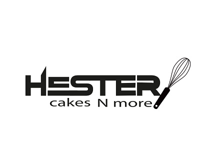 Hester cakes N more design graphic design logo